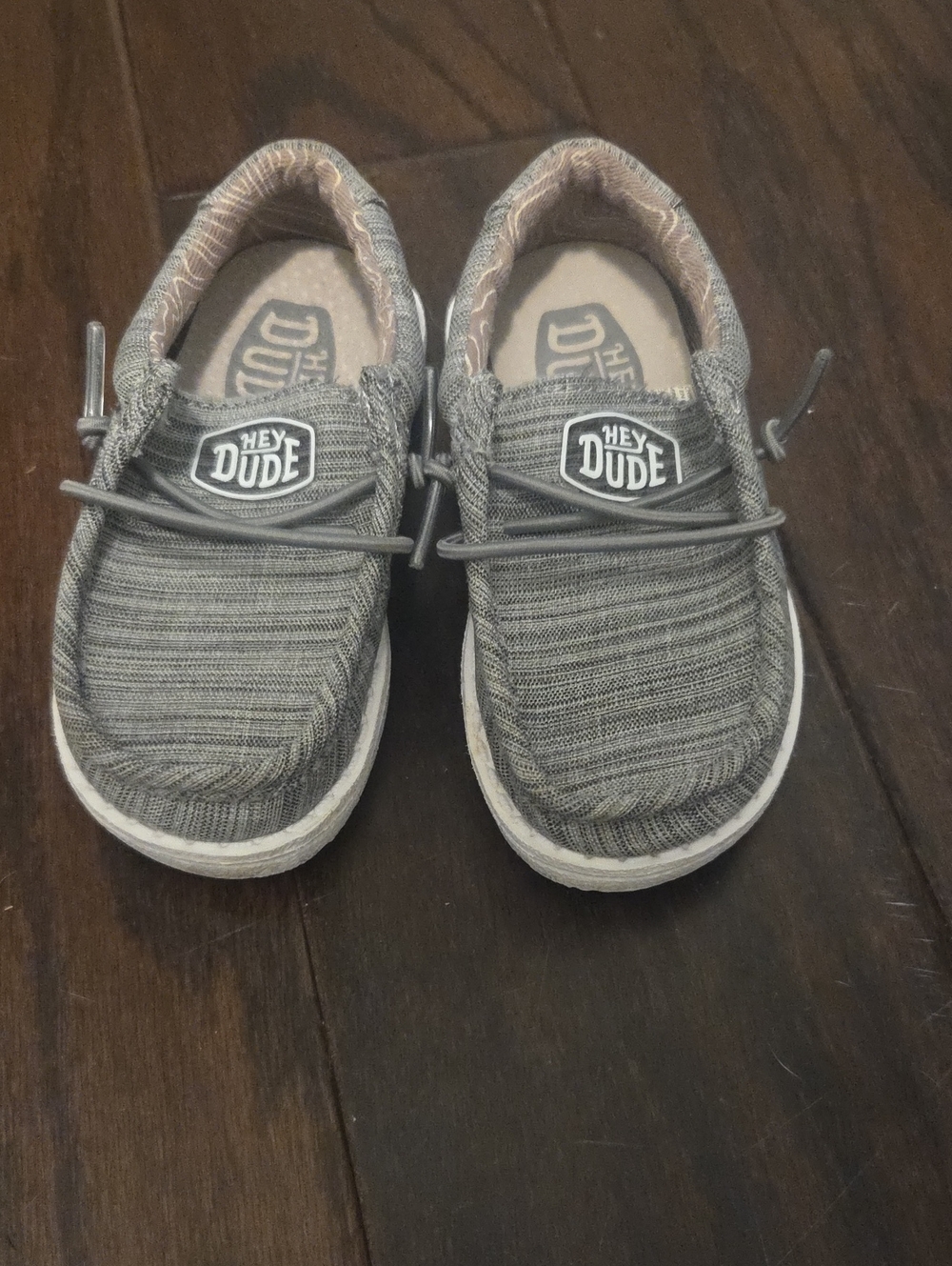 Hey Dude Kids Gray Slip-On Casual Sneakers